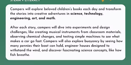Storybook Steam Summer Camp