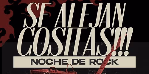 \u00a1Se alejan cositas!