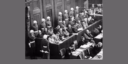 Dr. Reszelbach presents Culprits of the Nuremberg Trials at Syosset Public Library