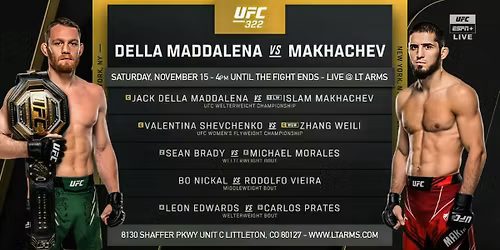 UFC 322 Watch Party @ LT ARMS