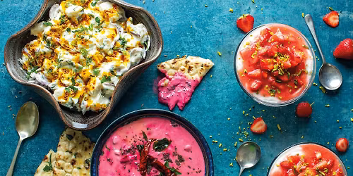 Cooking demonstration with Radhika Howarth at Castle Gardens