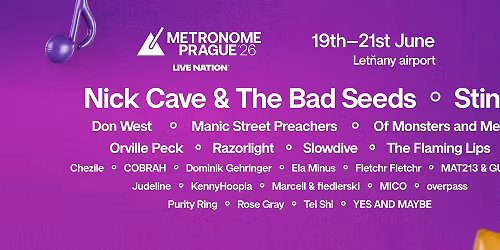 Metronome Prague 2026: Official Event