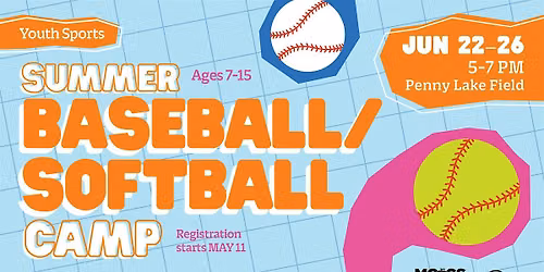 Youth Sports Baseball/Softball Camp — Penny Lake Fields