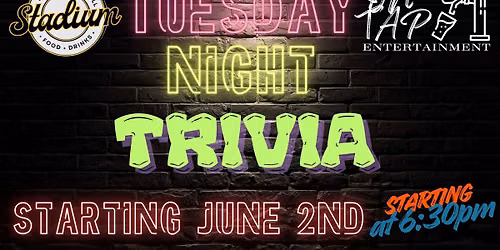 Trivia @ The Stadium Bar & Grill