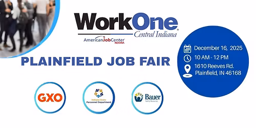 Work One Plainfield Job Fair