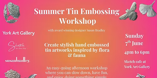 Summer Tin Embossing Workshop