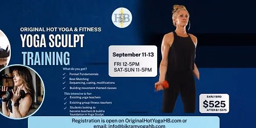 Yoga Sculpt Training & Intensive