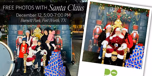 Photos with Santa in Burnett Park