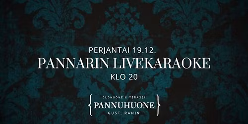 Pannarin livekaraoke 19.12.2025