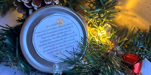 Free Cocoa & Christmas at Grown in Grace Apothecary. 