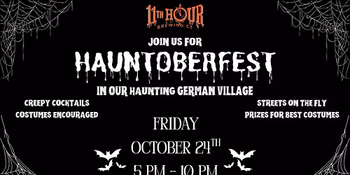 Hauntoberfest in our German Village