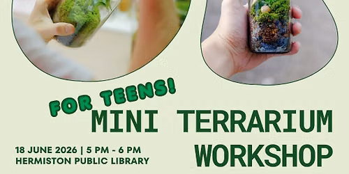 Mini Terrarium Workshop (For Teens)
