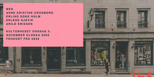 Samtalar om bustadpolitikk #4 Ideell sektor 