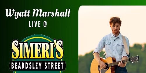 Wyatt Marshall SINGS a silly song @ Simeri\u2019s