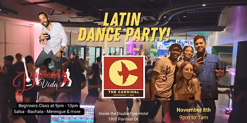 Latin Dance Party at The Cardinal! (11\/8\/25)