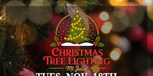 Mt. Juliet\u2019s Christmas Tree Lighting @ Veterans Park (Clock Tower)