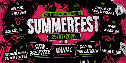 Summer Fest Horn\u00ed Stropnice 2026