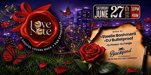 LOVE NOTE - A Soulful R&B and Lovers Rock Experience