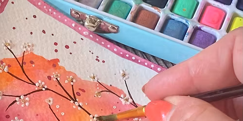 Workshop Kerstkaarten schilderen