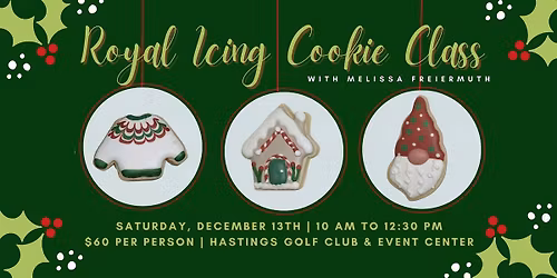 Christmas Royal Icing Cookie Decorating Class