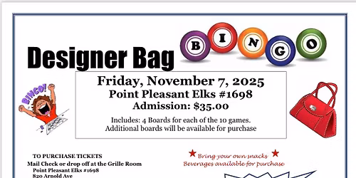 Designer Bag Bingo