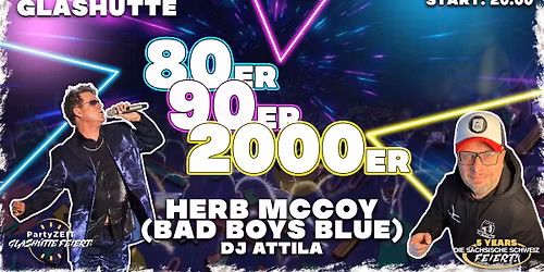 DIE XXL 80er 90er 2000er PARTY | PRIE\u00dfNITZTALHALLE GLASH\u00dcTTE \u2219 29.11.2025