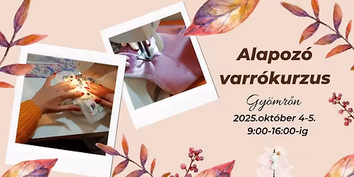 Okt\u00f3beri Alapoz\u00f3 varr\u00f3kurzus Gy\u00f6mr\u0151n