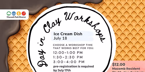 Day In Clay: Ice Cream Dish