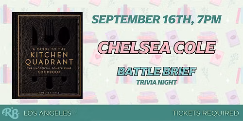 Battle Brief: A Fourth Wing Trivia Night with Chelsea Cole