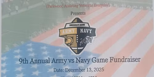 PAVE Veteran Fundraiser (Army v Navy game)