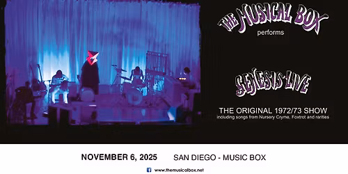 The Musical Box Performs Genesis Live (seated show)