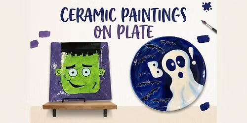 Ceramic Paintings on Plates