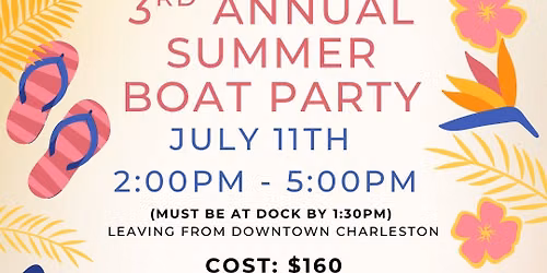 3rd Annual Summer Boat Party