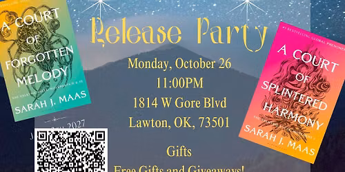 A Court of Thorns and Roses Midnight Release Party