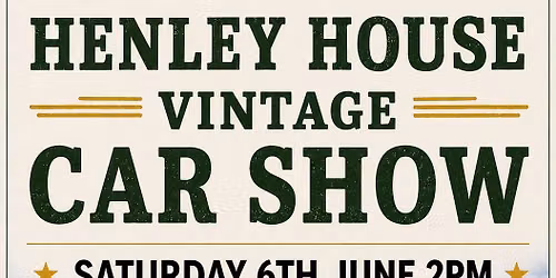 Henley House Classic Car Show 