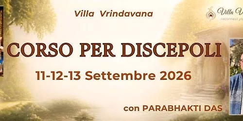 CORSO DISCEPOLI 2026