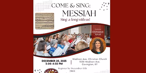 Come & Sing: Messiah
