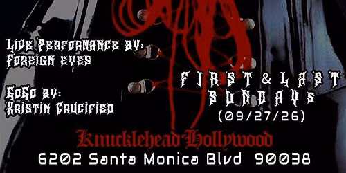 Sunday 9\/27 \u2022|\u2022D3VISION\u2022|\u2022 hosted by Slumgod & Drunken One