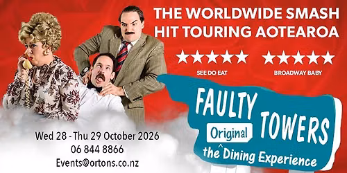Faulty Towers - the dining experience at The Old Church