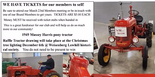  Tractor Raffle 