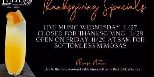 Thanksgiving Specials | The Leaf