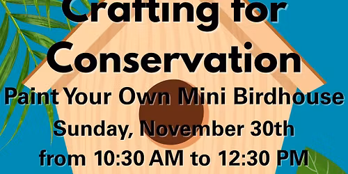 Crafting for Conservation