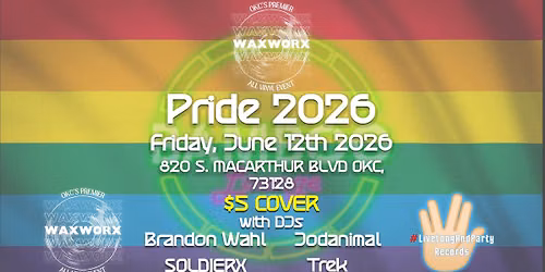 WAXWORX Pride 26 - ALL VINYL - Brandon Wahl, Jodanimal, SOLDIERX, Trek