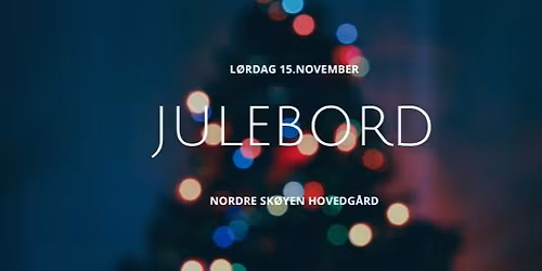 Julebord med Bryn Vel 