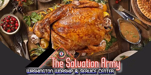 Community Thanksgiving Meal @ The Salvation Army of Washington City