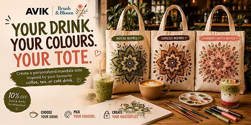 \u2615 Your Drink. Your Colours. Your Tote