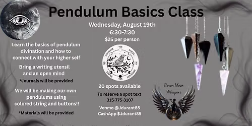 Pendulum Basics Class