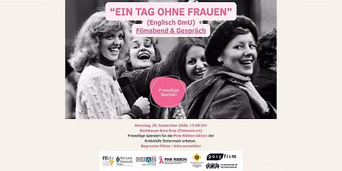 Kinoabend zugunsten der Pink Ribbon Aktion der Krebshilfe Steiermark