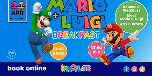 Breakfast Bounce with Mario & Luigi \u2764\ufe0f\ud83d\udc9a