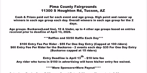 Missionview Saddle Club 2 day State show!